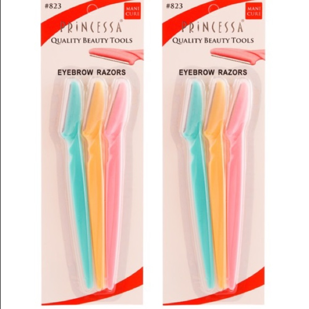 Lot of 2 Princessa Eyebrow Razor Face Hair Removal